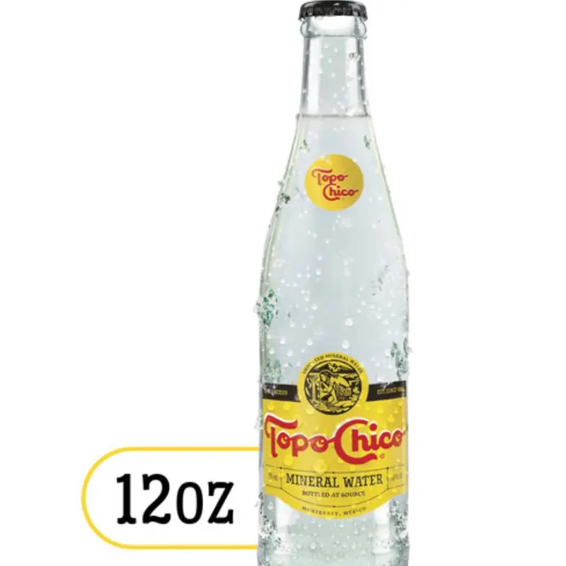 Topo Chico Mineral Sparkling Water - 12 oz Glass Bottles, 12-Pack