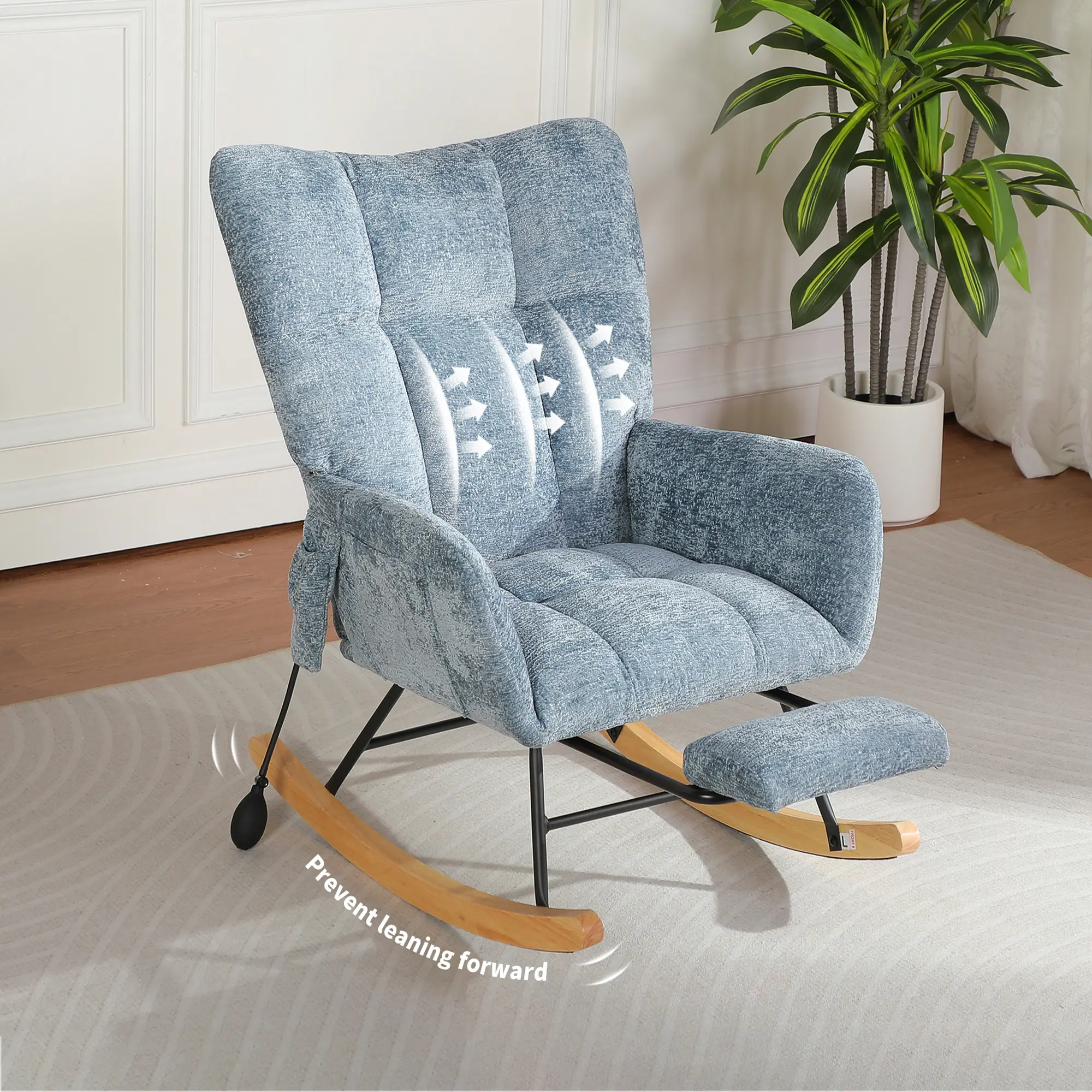 Blue- Airbag + Footrest Upgrade Edition