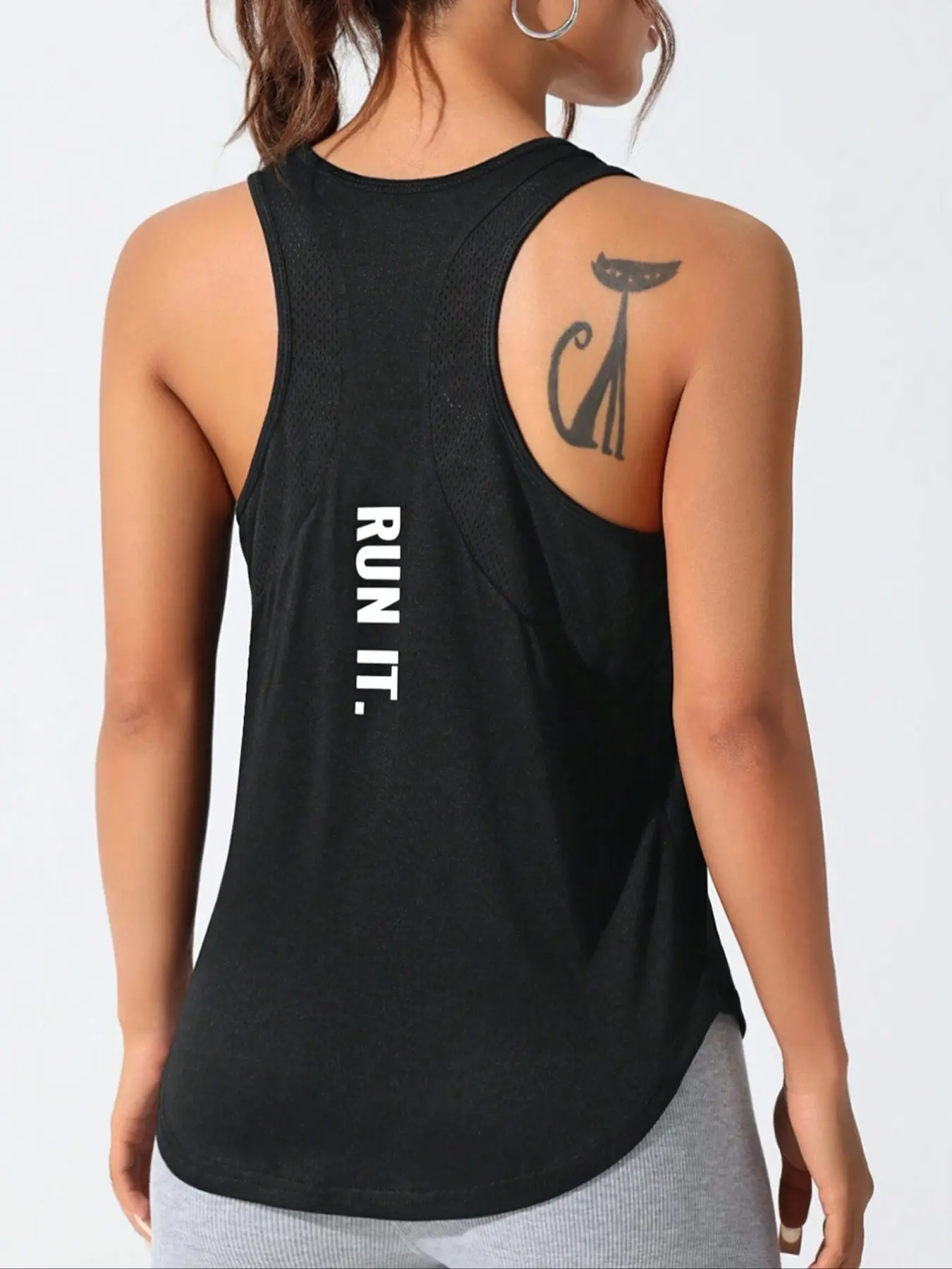 Women's Sporty Loose-Fit High Elasticity Vest, Yoga Sports Vest, Stretchy Activewear Sleeveless, Sleeveless Sports Vests, Ideal for Yoga Running Cycling Home Commute, Soft Comfortable Daily Wear, Activewear Clothes, Sports Vest Top