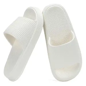 Cloud Slides for Women and Men, Non-Slip Soft Pillow Slides Shower Shor Indoor & Outdoor Summer House Slippersoes, Beach Slide Sandals f