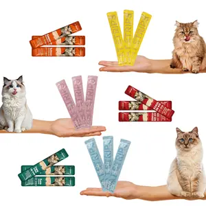 Cat treats combine the rich flavor of egg yolk, the umami of salmon and Antarctic krill, and the seafood taste of tuna and mussels, making every bite a indulgence for your feline palate. Whether it's the richness of the egg yolk