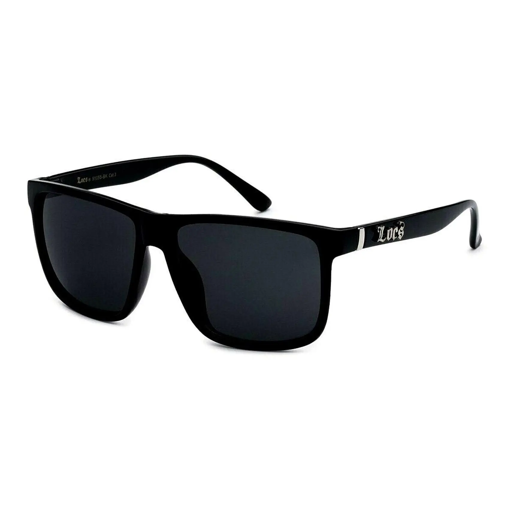 Men's Oversized Trendy Sunglasses, Flat Top Edge, Dark Lens, Black OG Gangster Vibe Stylish Fashion Accessories Eyewear, Men's Sunglasses, Fashionable Sunglasses, Trendy Styling Sunglasses