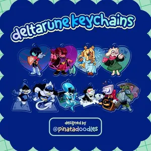 Deltrarune Acrylic Charms ; 2" Acrylic Keychain