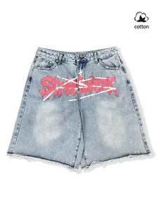 mens jorts casual fashion jean relaxed jeans built-in zipper closure Jeans  y2k vintage style hip hop baggy jean sam christmas outfit alan