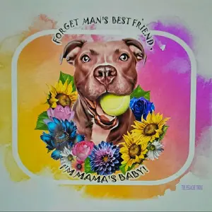 Customizable 20 OZ SPRING Pitbull (or any pet) Tumbler design - All Proceeds donated to surgery !  Bottle Drinkware Insulated Skinny Stainless Water Bottles Customized Bottled Portable Reusable Cup Washable skinny tumbler Lid