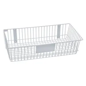 RACKEM RACKS  24 x 12 x 6 in. Wire Basket - White