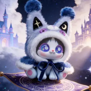 【Buy 2,Get 1 free-no box option】PICOCO Magic Cloak Kitty Series Blind Box