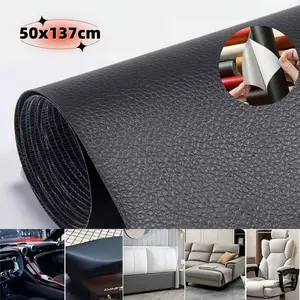 50x137cm Sofa Leather Repair Patch Self Adhesive PU Reupholster Sticker Large Leather Patches for Car Seat Furniture Fix