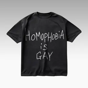 5-Minute Buss Homophobia Graphic Design Top Cotton Streetwear Unisex Ultra Cotton T-Shirt Sweatshirt Hoodie For Him & Her Clothes Menswear Womenswear Apparel