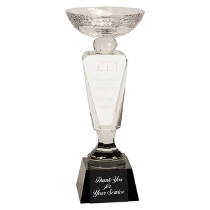 Personalized Crystal Award Plaque – Custom Engraved Recognition Trophy