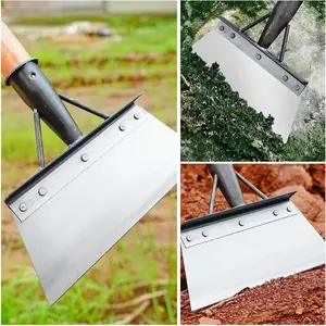 Multifunctional Outdoor Garden Shovel, Stainless Steel Weeding Tool, Moss Scraper, Farm Weed Removal, Snow Shovel, No Handle Included