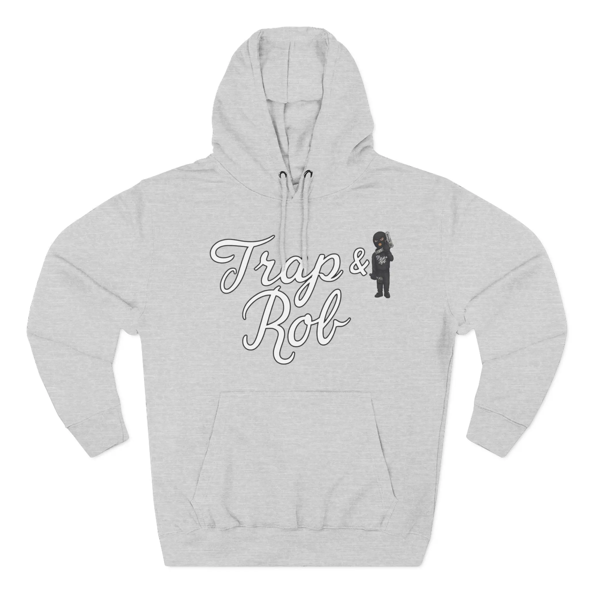 Three-Panel Fleece Hoodie