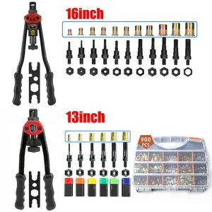 2026New Rivet Gun Kit Rivnut Thread Setting Tool Nut Setter NutSert Metric SAE Riveting