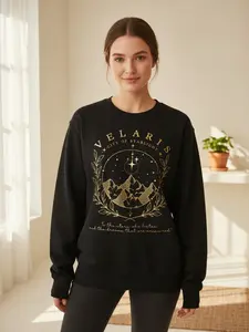 Velaris LONG SLEEVE SHIRT, Acotar Comfort Colors Long Sleeve Sweatshirt, Night Court Long Sleeve Shirt, Sarah J Maas, Feyre and Rhysand,  Crewneck Pullover New Year Gift