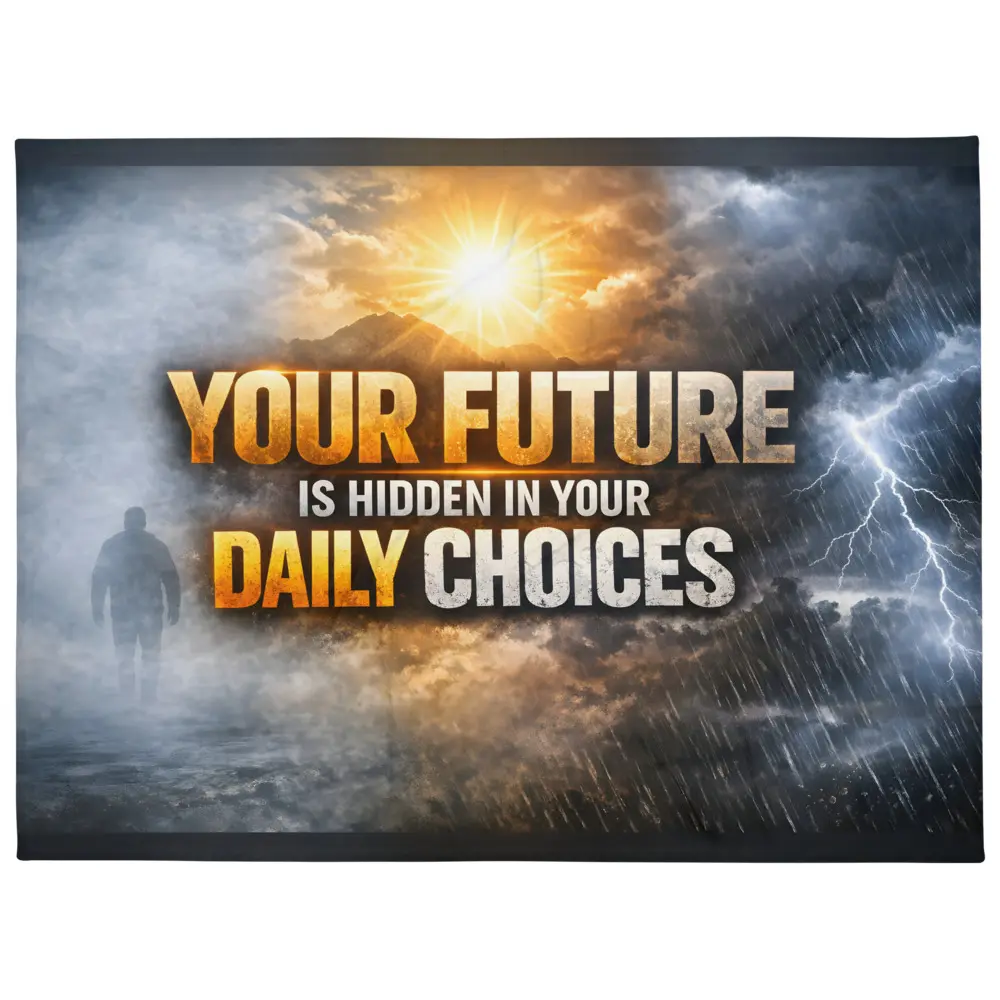 Your Future Is Hidden In Your Daily Choices Throw Blanket | WOW