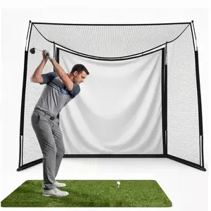 10x8FT Golf Hitting Nets for Backyard, Heavy Duty Golf Net for Driving Real Balls
