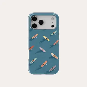 Surf Phone Case Blue Ocean Surfer Phone Cover Fit For iPhone 17 Pro Max 16 Pro Max 15 14 13 Pro 12 11 Pro XS XR 7 8 Plus