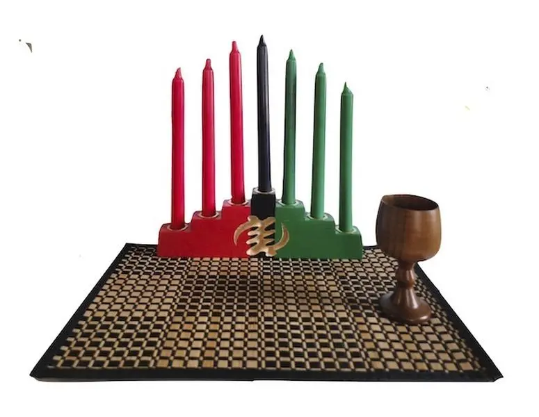 Kwanzaa Celebration Set- Adinkra Symbol "GOD IS SUPREME"-RBG