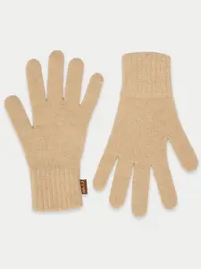 Organic Color Essential Knit Cashmere Gloves