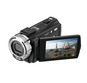 RetroBliss 1080P HD Camcorder: 2MP 3-Inch 270° Rotating Screen, 18X Zoom Digital Video Recorder, YouTube Vlogging Camera with Fill Light & Built-in White Balance, Perfect for Summer Vlogging, Compatible with Phones & Electronics