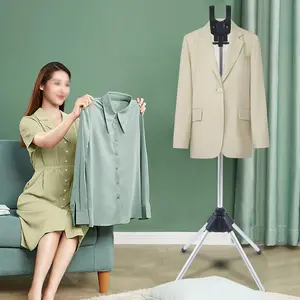 Handheld Garment Hanger Stand For Steaming Clothes, Foldable Garment Steamer Rack with Clamps & Adjustable Height, Handheld Clothes Steamer Holder, Hanging Steam Ironing Stand, Drying Rack