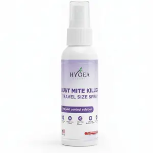 Hygea Natural Dust Mite Travel Spray, Dust Mite Killer, Hotel treatment Spray