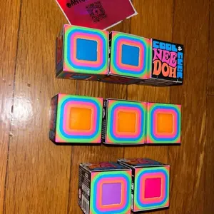 Nee Doh Cool Cube Squish pick your color