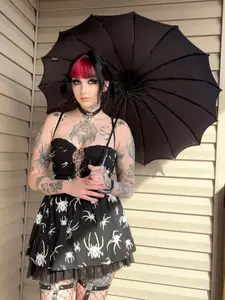 Batwing Pagoda Umbrella [MIDNIGHT BLACK]