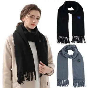 Electric USB Heated Scarf, 3 Temperature Adjustable Neck Heating Pad, Washable Neck Wrap with 3s Fast Heating – Perfect Winter Gift