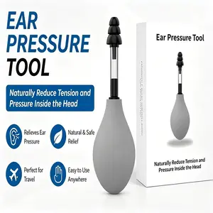 Ear Pressure Relief Tool, Natural Ear Pressure Equalizer, Ear Massage Device, Air Pressure Relief for Flying, Diving, Travel