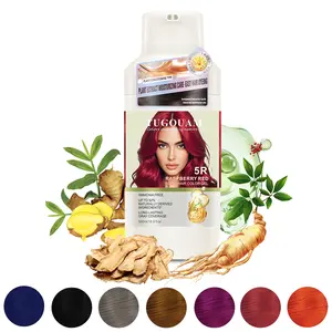 Raspberry Red Hair Dye | Instant Semi-Permanent Color | Unisex Professional Black Hair Dye | Salon & Home Use | 500ml Large Capacity | No-Lift Gentle Shampoo with Hair Care｜iroiro hair dye｜dye shampoo for hair
