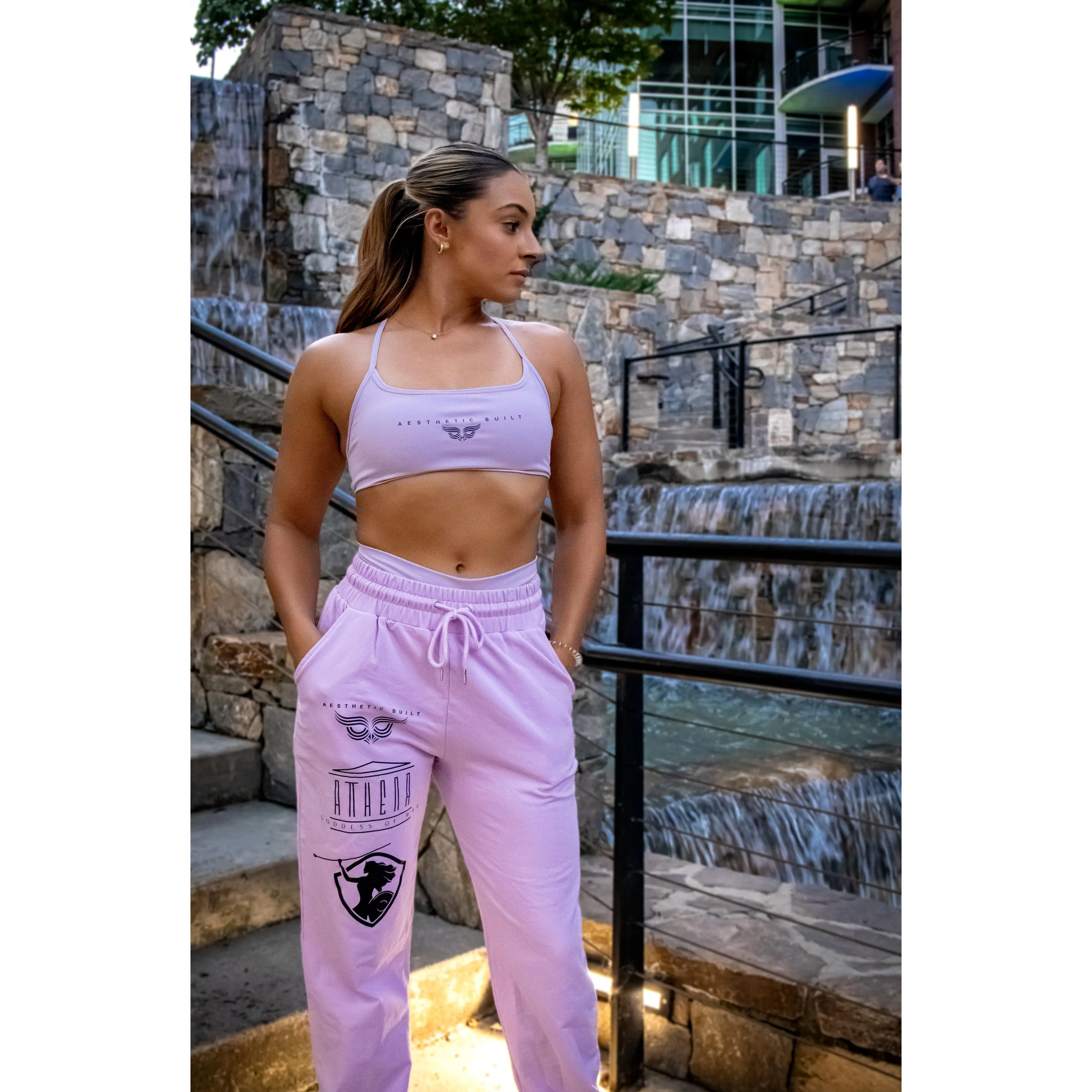 Lilac Athena Joggers