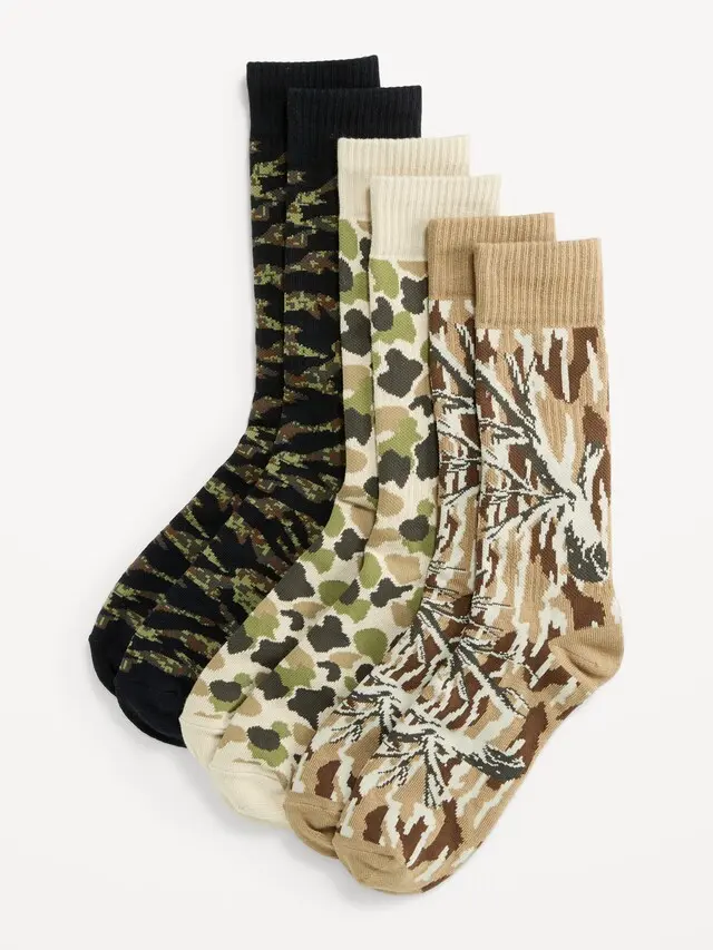 Old Navy Men's Marled Boot Socks 3-Pack Old Navy Men's Marled Boot Socks 3-Pack