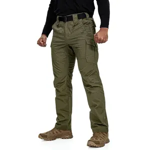 IDOGEAR Men's Cargo Pants Perfect Fit Stretch Lightweight Work Pants Water Resistant Ripstop Pants for Business Construction Travel Golf Casual Style Must-have Cargo Pants Local Warehouse 3216