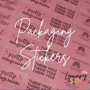 (50ct) Packaging Stickers for Small Businesses