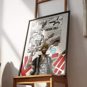 Sanji Poster, Vinsmoke Sanji Manga Panel Art, Anime Wall Art Decor, Gift For Fans