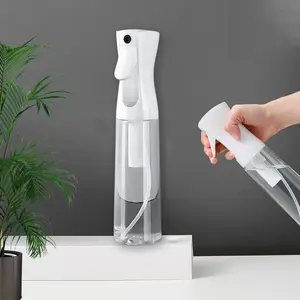 LMMAKE Continuous Spray Bottle for Hair Cleaning & Plants Fine Mist Refillable Sprayer with Ergonomic Grip Leak-Proof Design Durable PET Plastic Ideal for Daily Styling Home Cleaning Plant Misting Pet Care Safe Reusable Easy to Use
