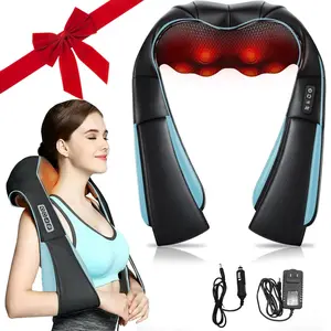 Electric Back & Shoulder & Neck Massager, Adjustable Electric Deep Tissue 4D Kneading Massager, Personal Care Appliance for Fall, Ideal Gift for Holiday