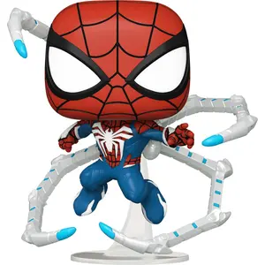 Funko Pop Gamerverse Spiderman 2 Peter Parker (Advance Suit 2.0) with Protector
