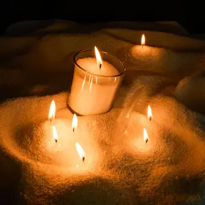 Mother's Day Gift Aromatherapy Candle Gift BoxYAOEOAY Scented Candles for Home Pearled Candle 18 oz Lavender Scented and Lemon Scented Refillable Sand Candle with 35 Wicks Wick Refillable Pearl Wax for Wedding Gift Home Table Decor Ornaments Freshener