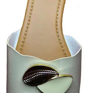 DF D-99 Flat Beige Sandals Summer Size 39