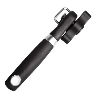 Safe Cut Manual Can Opener, Smooth Edge Can Opener - Handheld Easy Turn Knob, Manual Can Opener, Ergonomic Smooth Edge, Food Grade Stainless Steel Cutting Tool for Kitchen & Restaurant