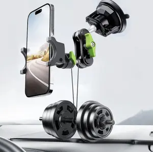 GorillaGreenGrip HEAVY DUTY Suction Cup Holder Phone Mount Car 360° As seen tiktok viral video, Universal Ball Head Arm for Phone Car Holder Video Recording Vlog Ballhead Magic Arm Cell Phone for Car Dashboard Windshield Vehicle Sunroof