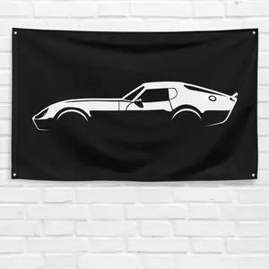 For Ford Shelby Daytona 1965 Car Fans 3x5 ft Flag Garage Gift Wall Banner
