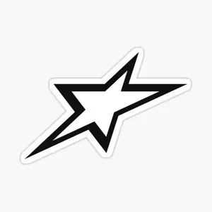 y2k star sticker Sticker - Cute Sticker - Waterproof Sticker - Bumper Sticker 3x3 inch - Vinyl Sticker Decal for Car Laptop Wall Window Water Bottles Decor Decorative