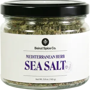 Beirut Spice Co. Mediterranean Herb Sea Salt. Our own special mix packed with flavor!