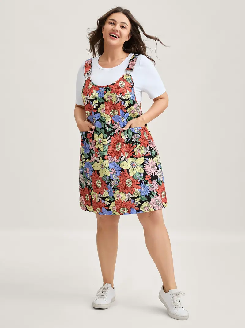 plus size overall dress - TikTok Shop