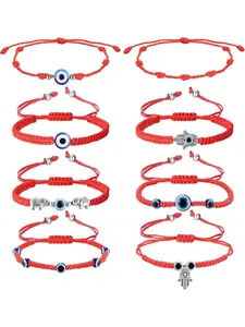8 Pcs Crystal Bracelet Set Chakra Bracelet for Women Men Healing Crystal Bracelet Spiritual Lava Stone Bead Bracelets Natural Gemstone Stretch Chips Reiki Bracelets Pack