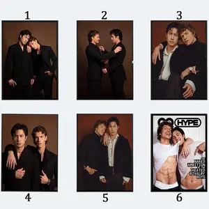 [SALE UP TO 41%] [UNFRAMED] Heated Rivalry Poster Featuring Connor Storrie and Hudson Williams, Bold Character Wall Art for Fans and Room Decor