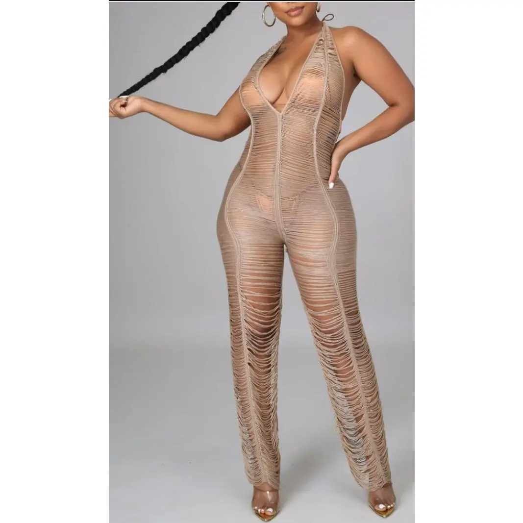 Crochet Back Out Jumpsuit